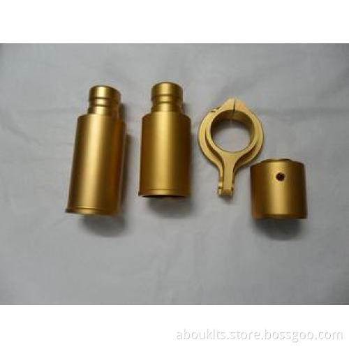 Precision CNC Machining Anodized Yellow Precision Mechanica